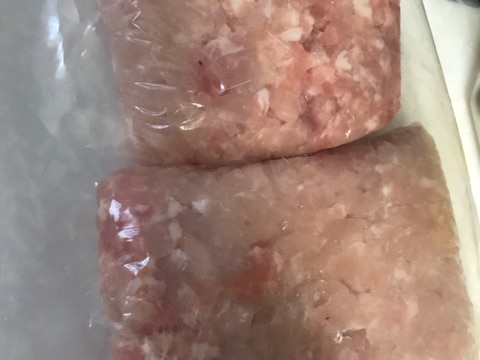 鶏胸肉ミンチの冷凍方法